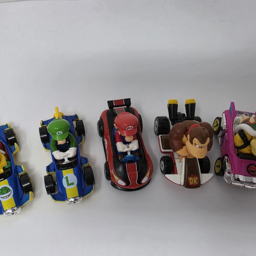 Nintendo Mario Brothers Diecast Die-cast Toy Lot of  5